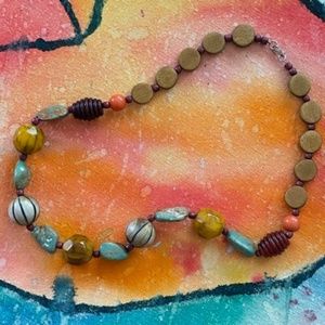 VINTAGE ARTISAN Earth-Tones Necklace